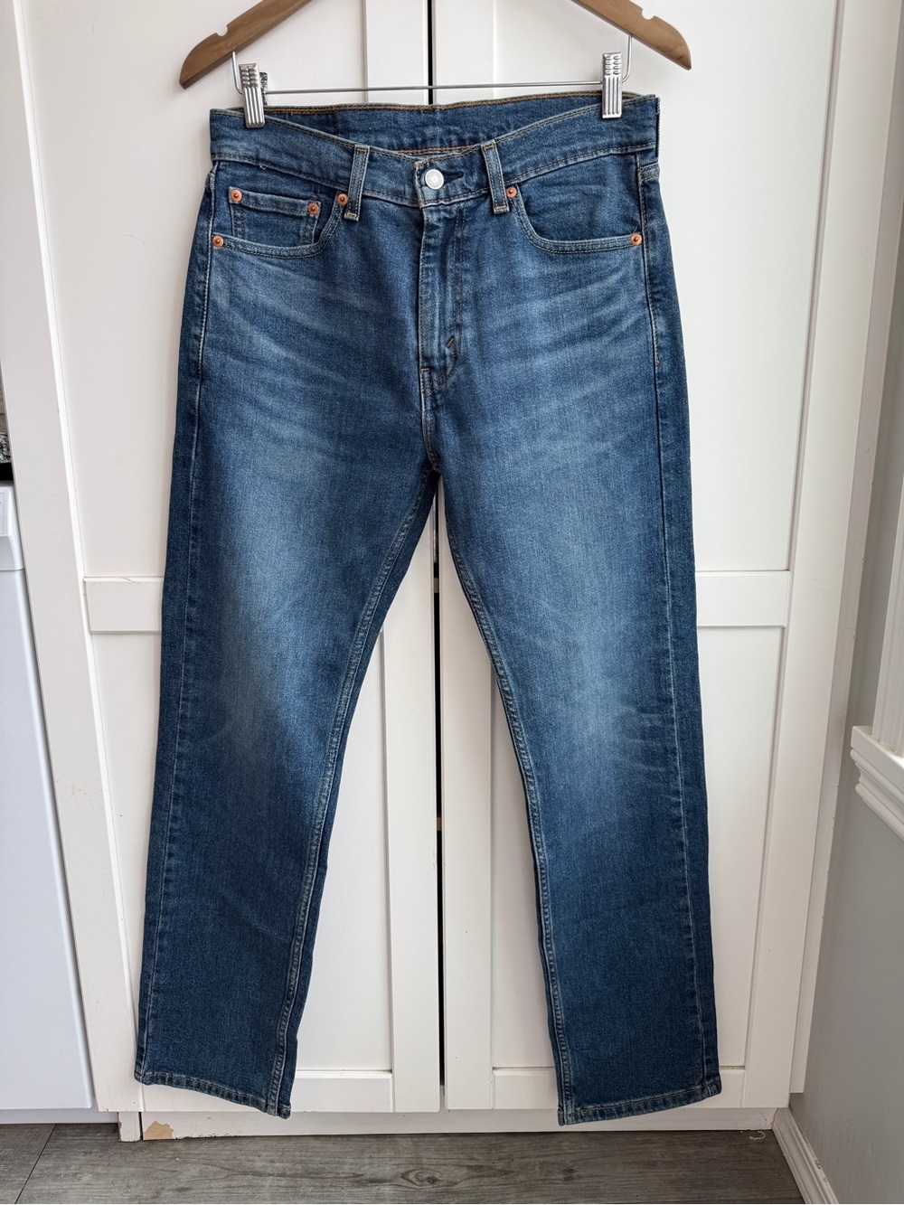 Levi’s 505 Men’s Regular Fit Jeans W30 L30 Medium Wash Straight Leg